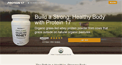 Desktop Screenshot of grass-fedwhey.com